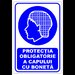 Indicator protectia obligatorie a capului cu boneta